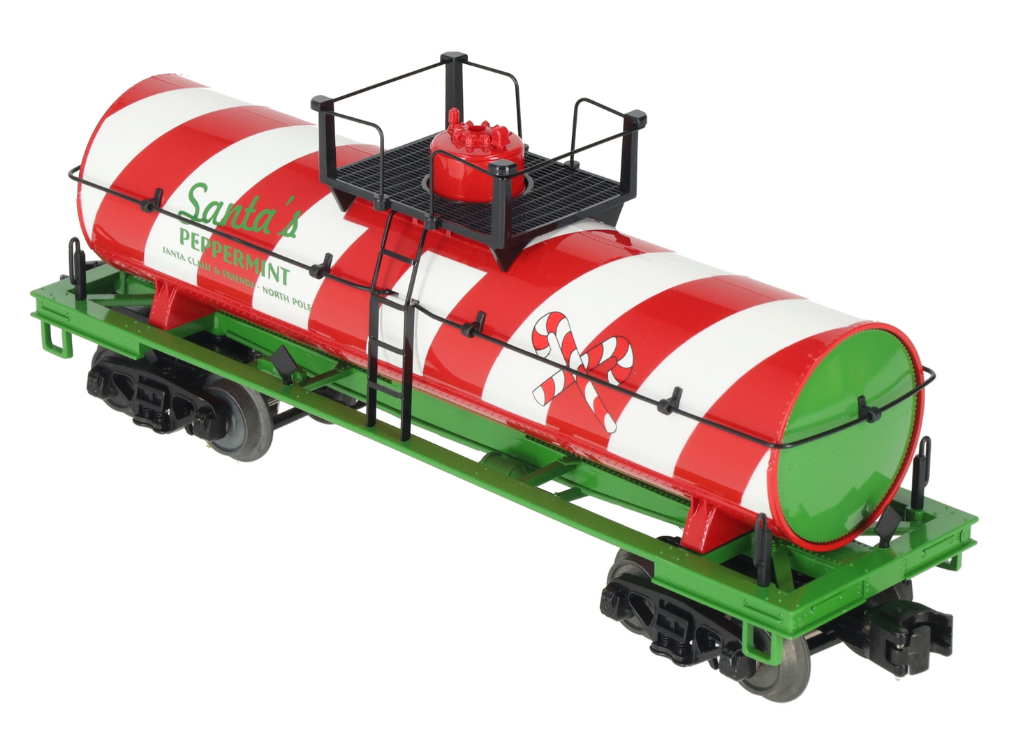 MTH 30-73520 O Christmas Smoking Tank Car #Peppermint