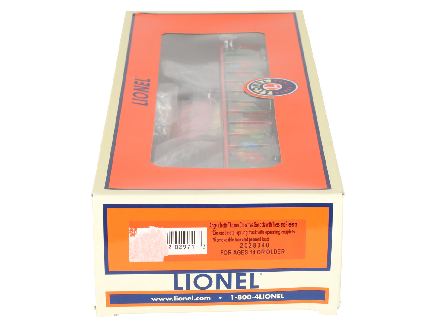 Lionel 2028340 O Gauge Angela Trotta Thomas Gondola w/ Presents & Trees LN/Box