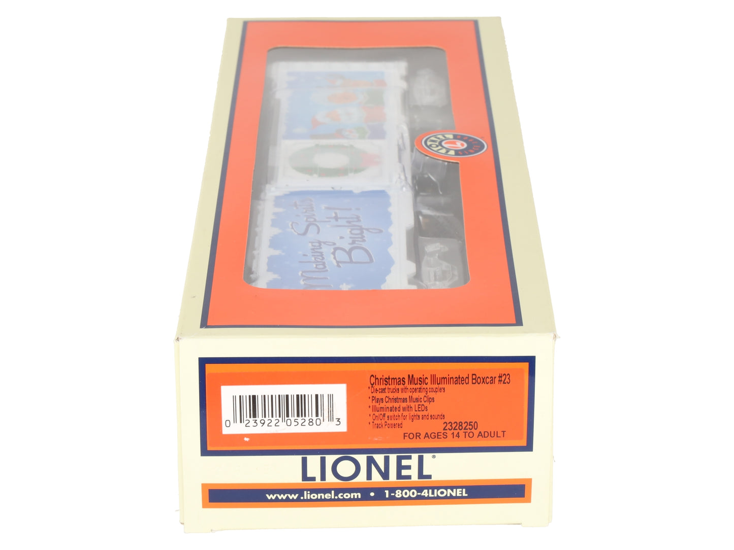 Lionel 2328250 O Christmas Music Car #23 LN/Box