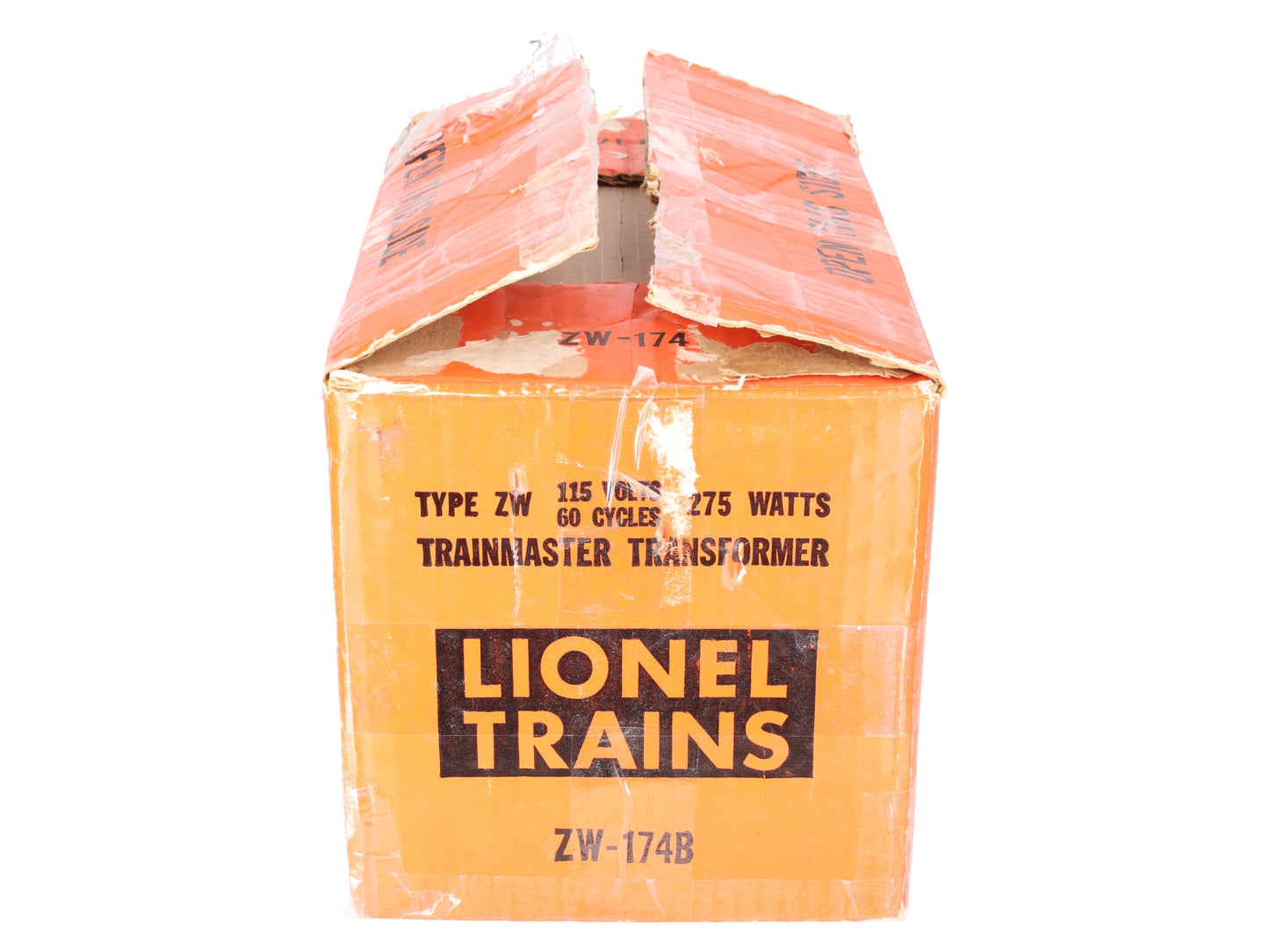 Lionel ZW O Gauge Vintage Trainmaster 275 Watt Transformer with Whistle VG/Box