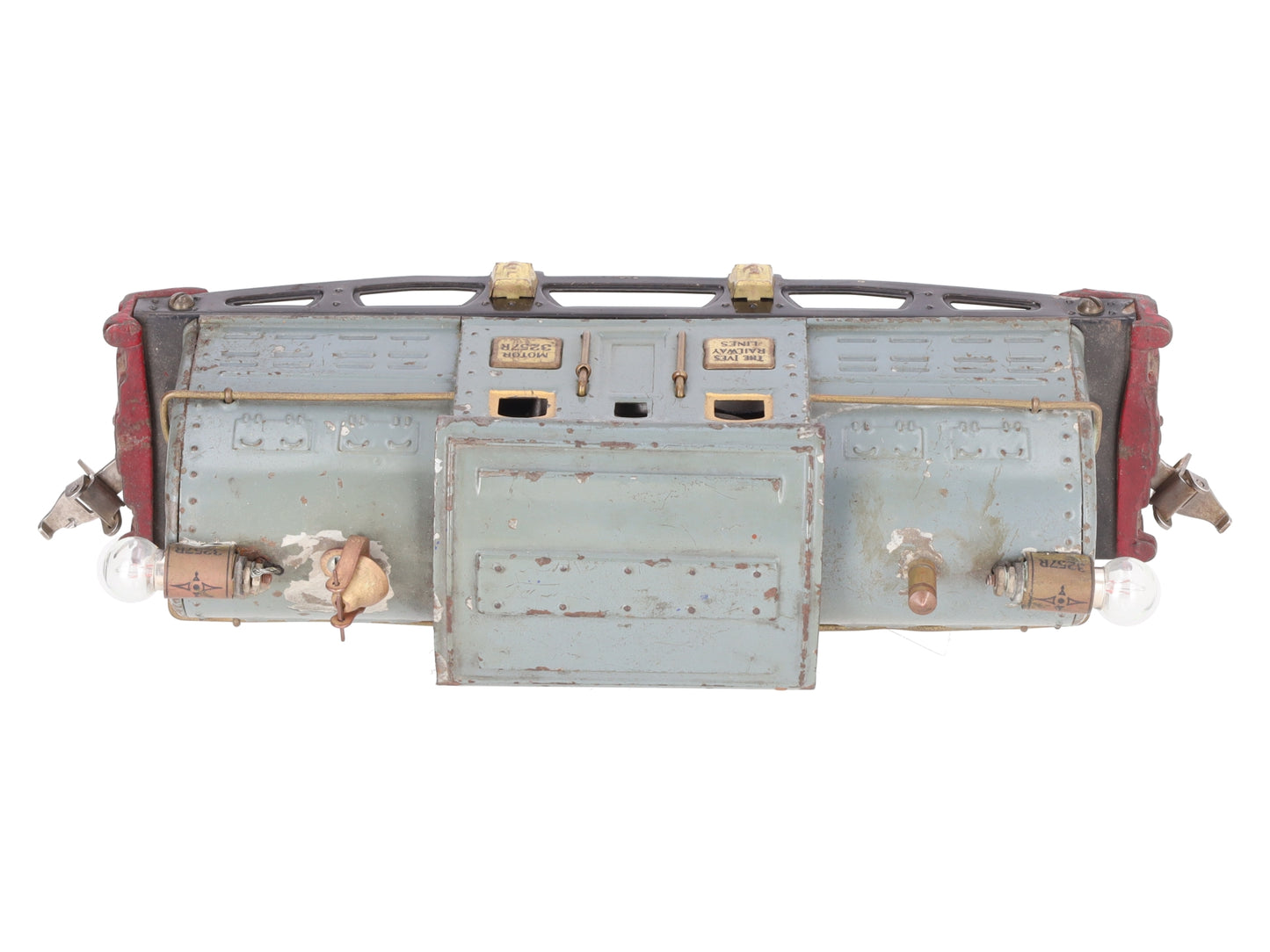 Ives 3257R Vintage O 0-4-0 Gray Powered Electric Locomotive VG