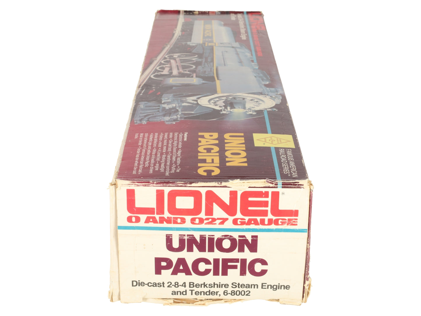 Lionel 6-8002 O Union Pacific Berkshire 2-8-4 Steam Locomotive & Tender #8002 EX/Box