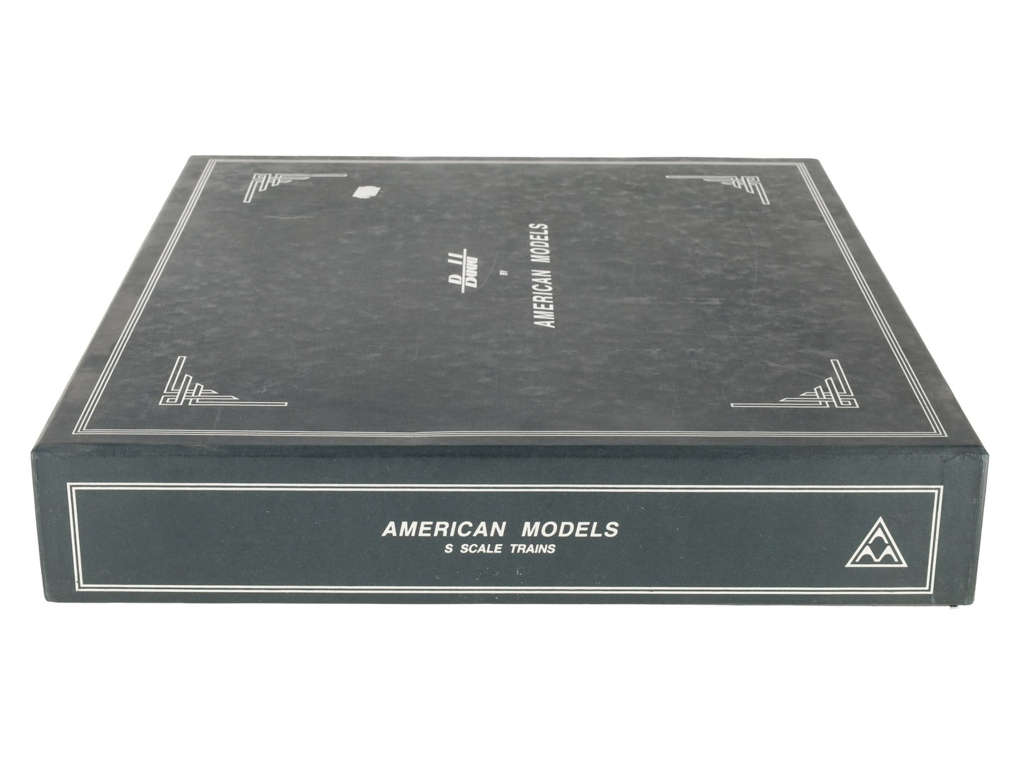 American Models S Gauge Santa Fe Chroms Budd Passenger 4-Car Set EX/Box