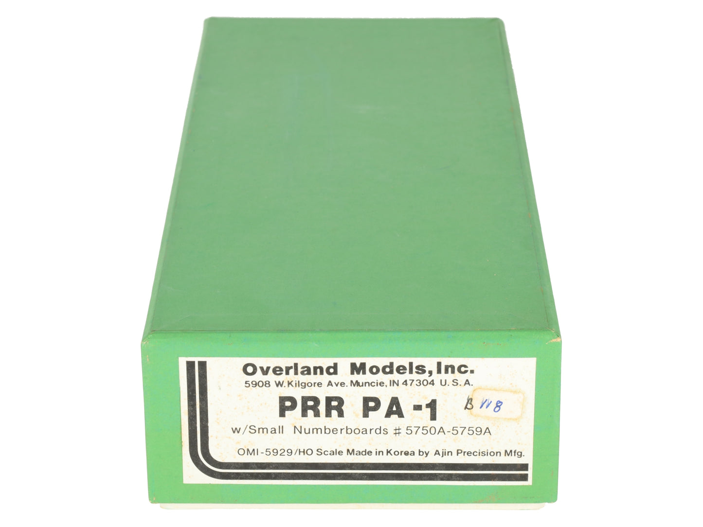 Overland 5929 HO BRASS Pennsylvania Railroad PA-1 AA Diesel Locomotive EX/Box