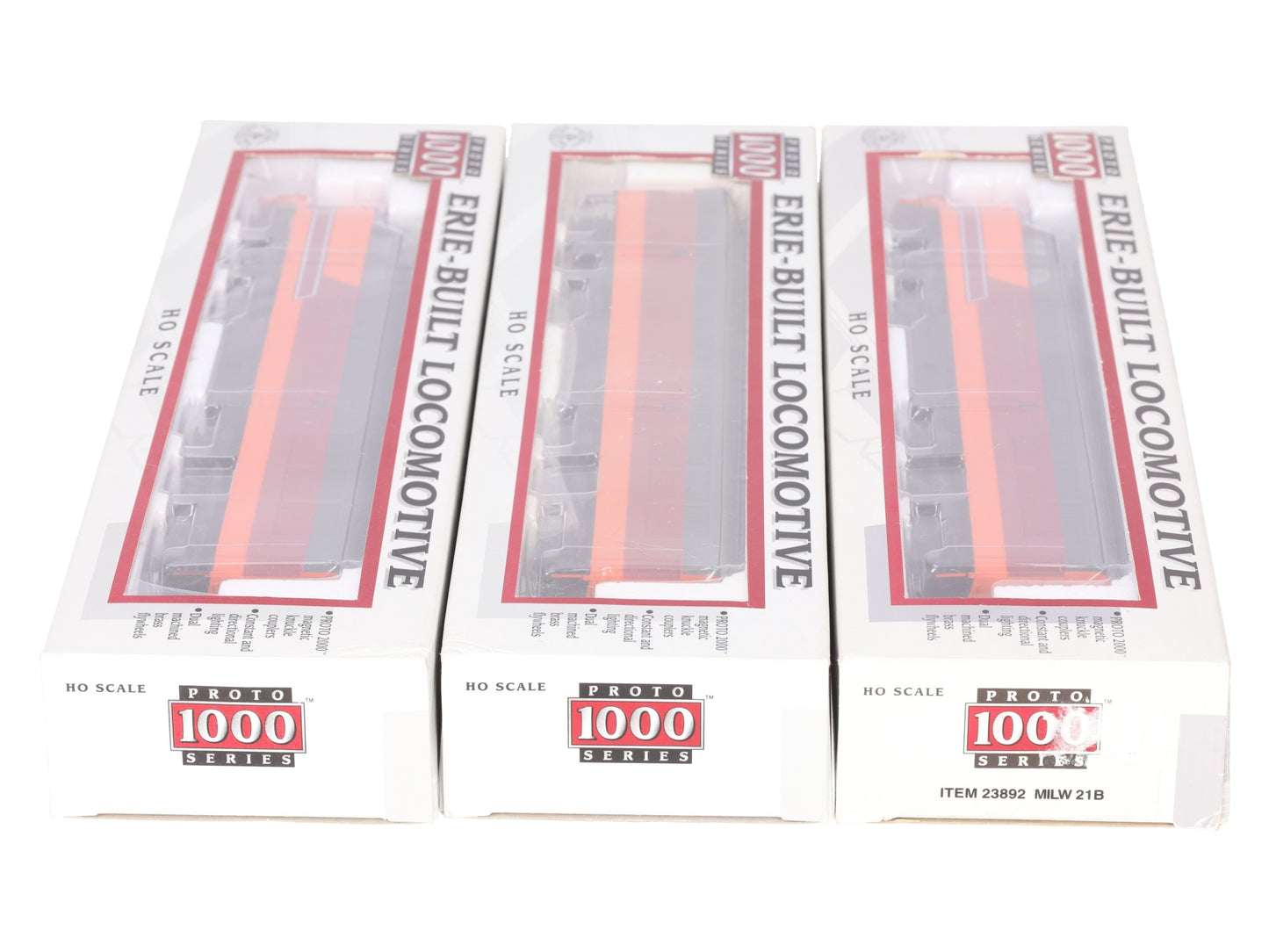 Proto 1000 23892 HO Scale Milwaukee F-M Erie-Built ABA Diesel Locomotive Set EX/Box