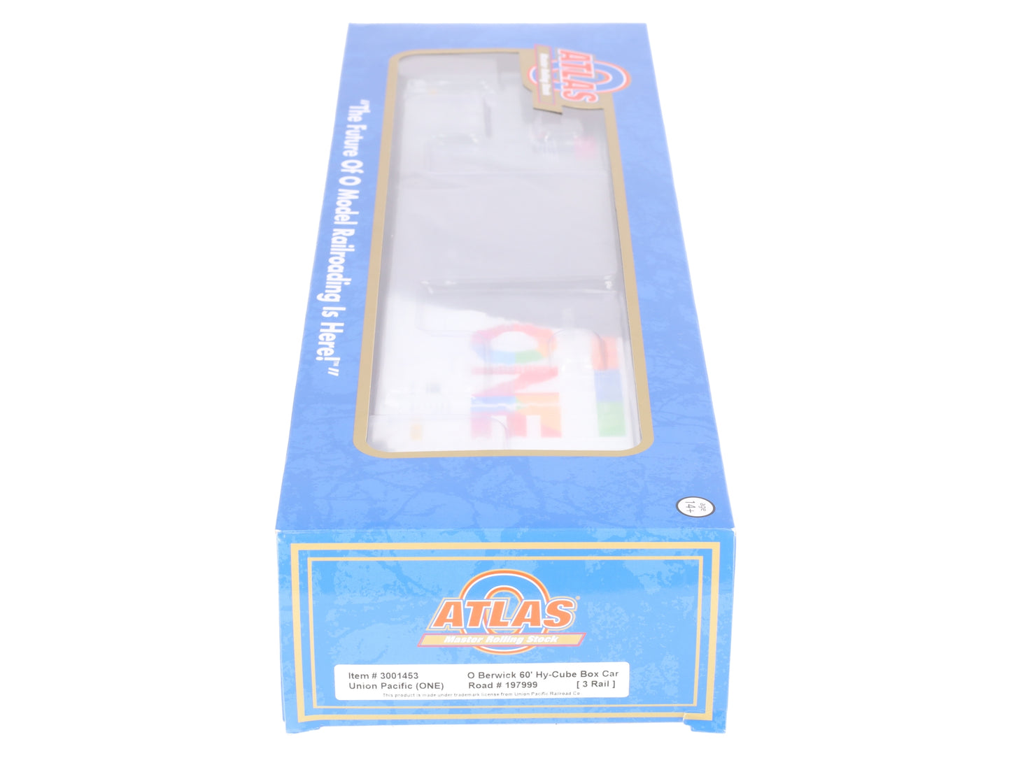 Atlas 3001453 O Gauge UP "ONE" Berwick 60' Hy-Cube Box Car #197999 (3 Rail) LN/Box