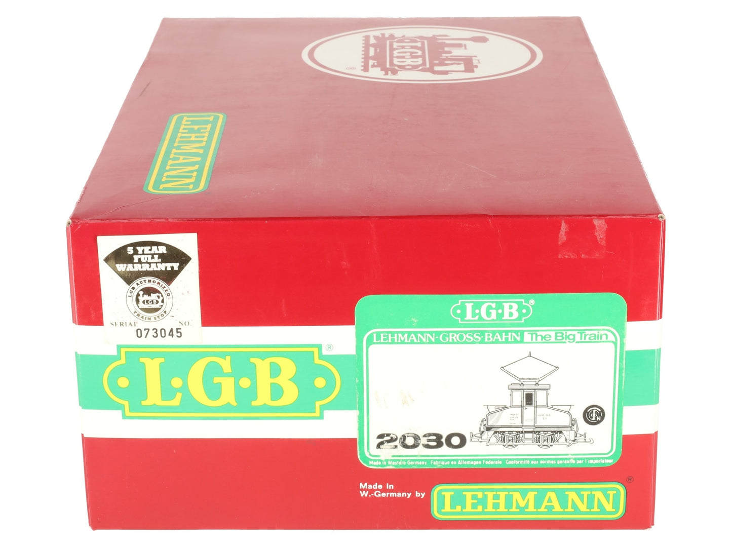 LGB 2030 E-1 Steeple Cab Electric Locomotive EX/Box