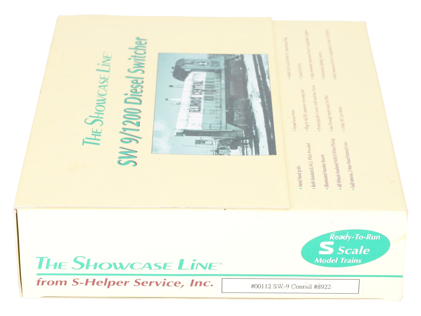 S-Helper 00112 S Scale Conrail Diesel Locomotive #8922 EX/Box