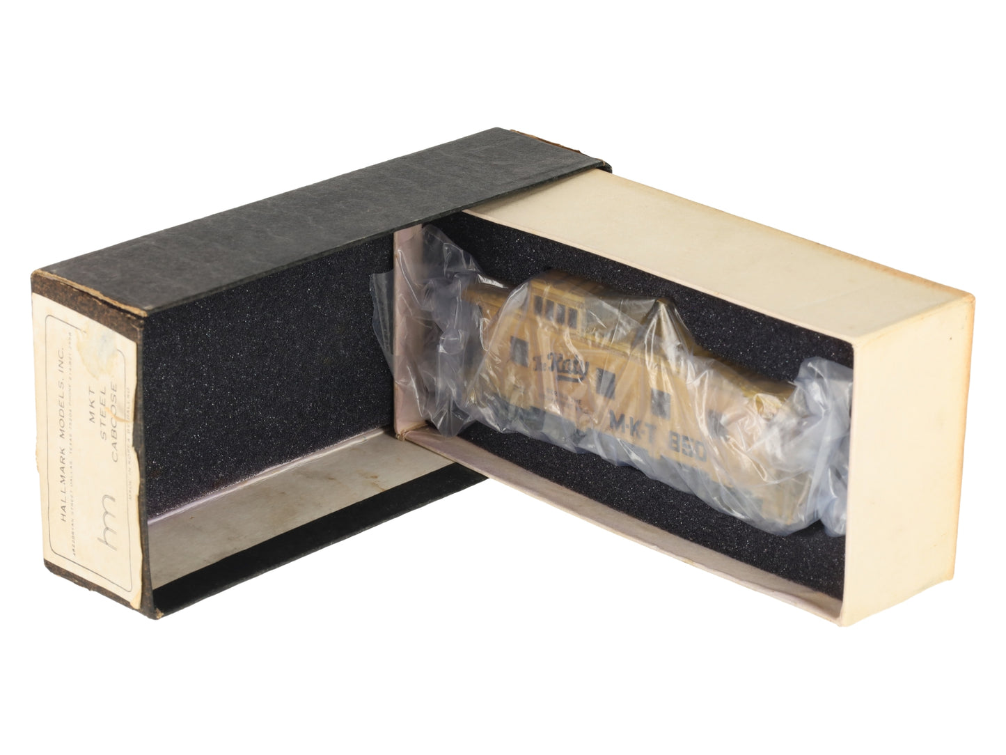 Hallmark Models HO Custom BRASS MKT Katy Caboose/Box