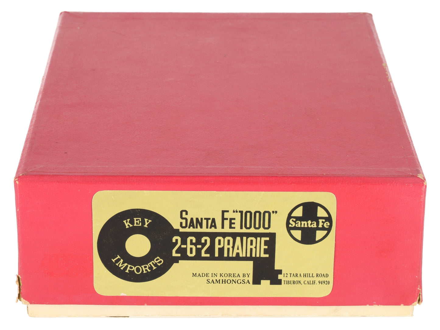 Key Imports HO BRASS Undecorated 2-6-2 Prairie Steam Loco & Tender #1123 EX/Box