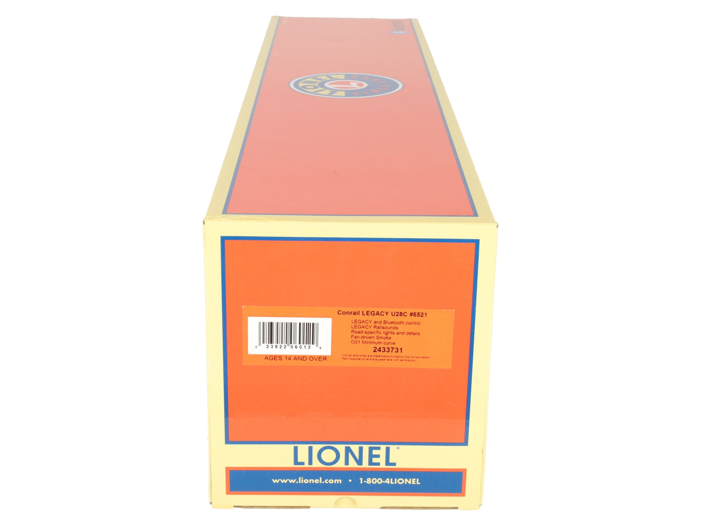 Lionel 2433731 O Gauge Conrail LEGACY U28C Deisel Locomotive #6521 LN/Box