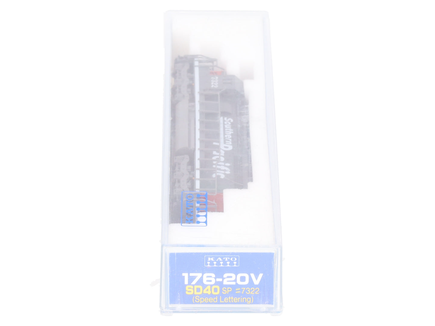 Kato 176-20V N Scale Southern Pacific SD40 Diesel Locomotive #7322 EX/Box