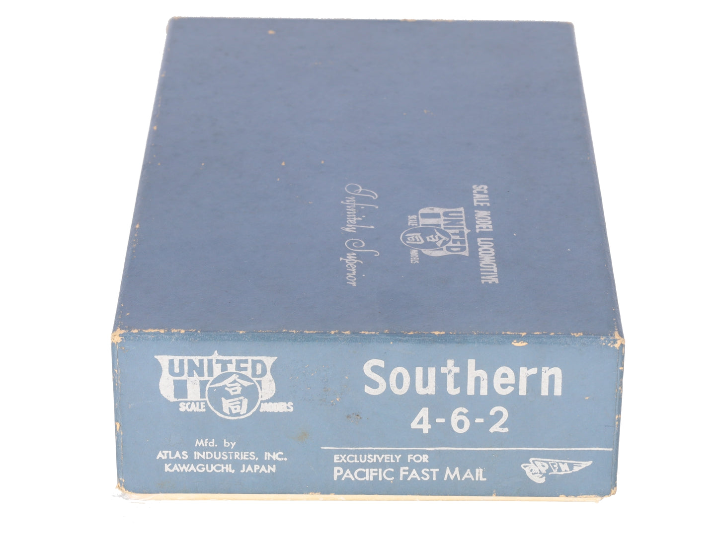 United Models HO Scale BRASS Southern 4-6-2 Steam Loco & Tender #1401 - Painted EX/Box