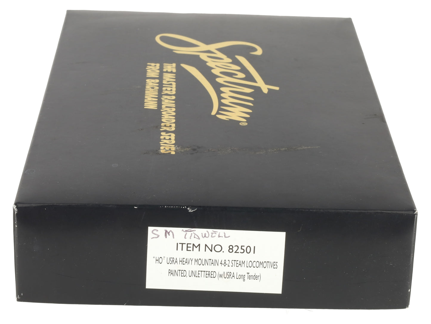 Bachmann 82501 HO Unlettered 4-8-2 Steam Locomotive & Tender EX/Box