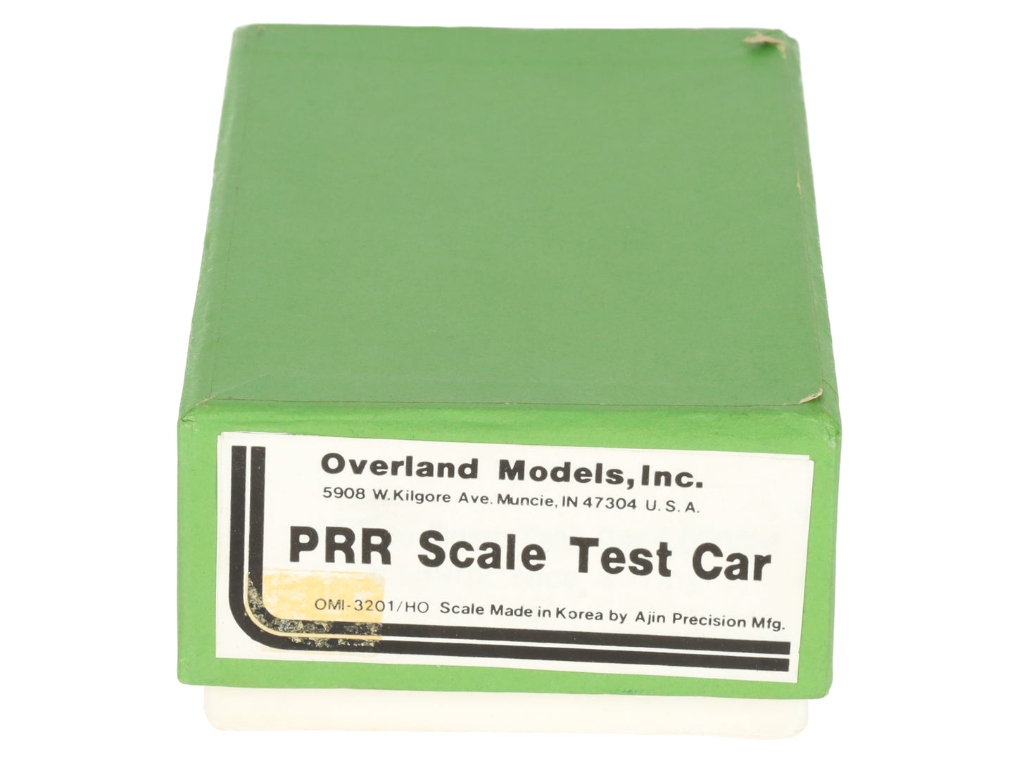Overland 3201 HO Scale BRASS PRR Scale Test Car LN/Box