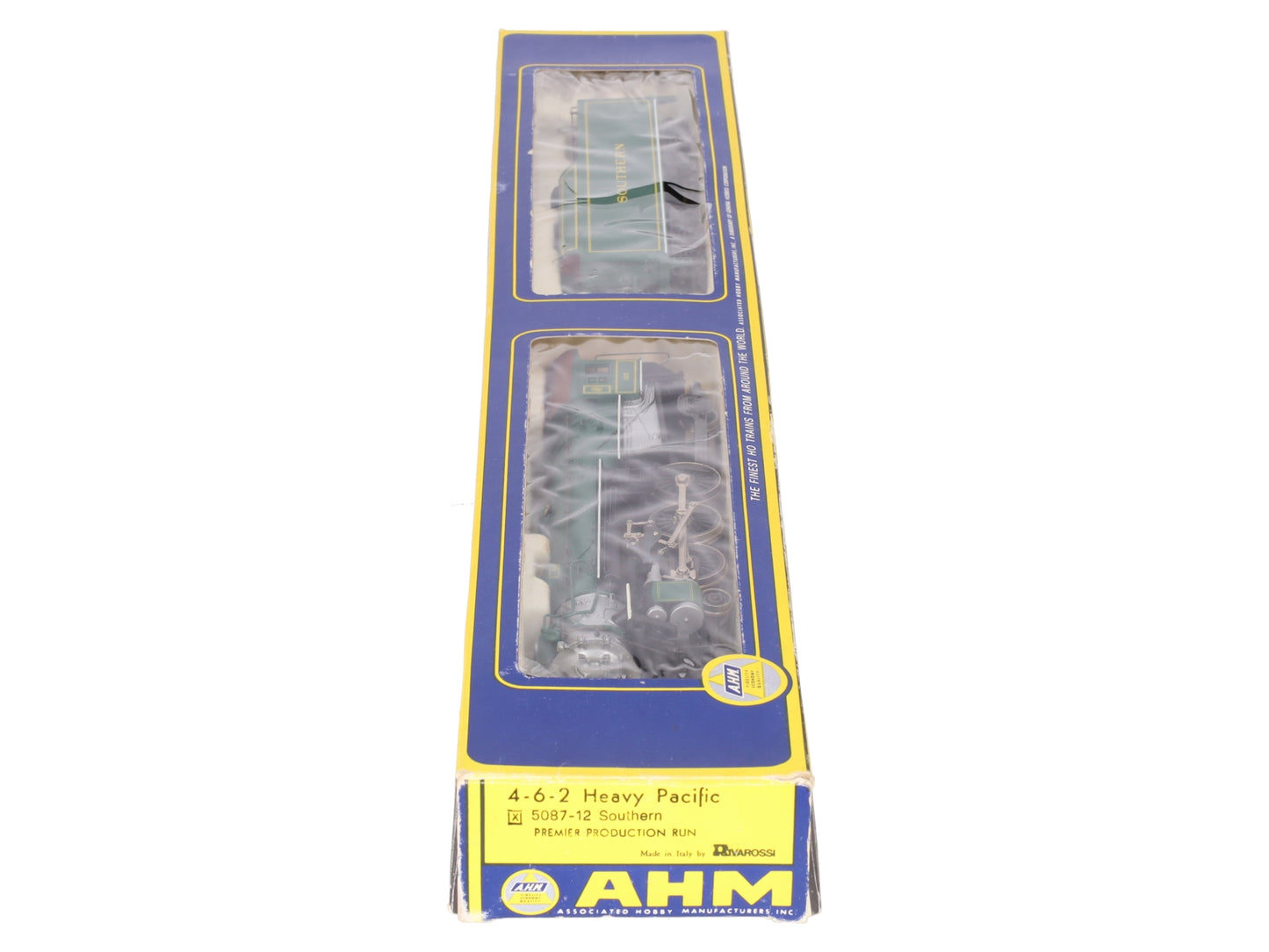 AHM 5087-12 HO Scale Southern 4-6-2 Steam Locomotive & Tender #1401 EX/Box