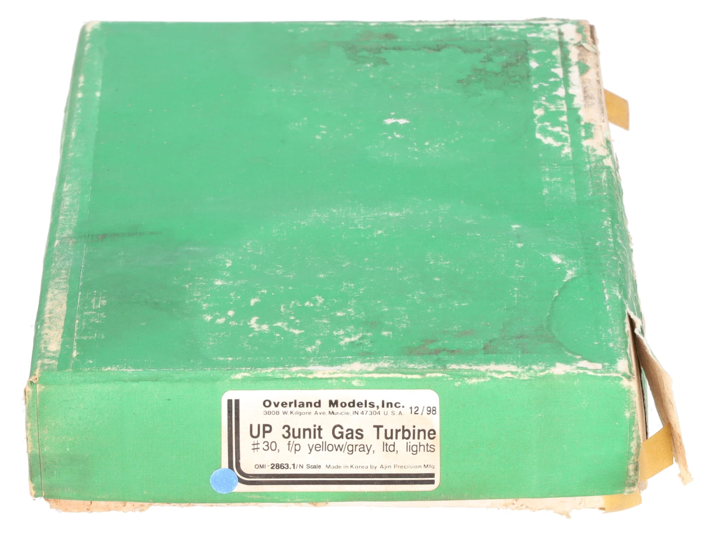Overland OMI-1849 HO BRASS UP 8500 HP Gas Turbine 3-Unit Diesel Set #1/Box