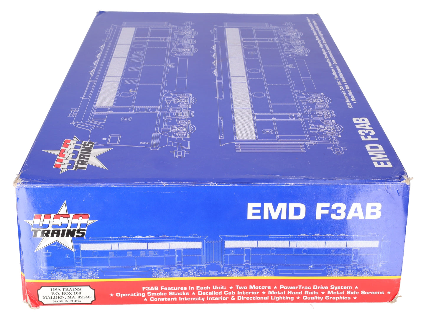 USA Trains 22258 G Pennsylvania F-3 AB Diesel Locomotive Set EX/Box