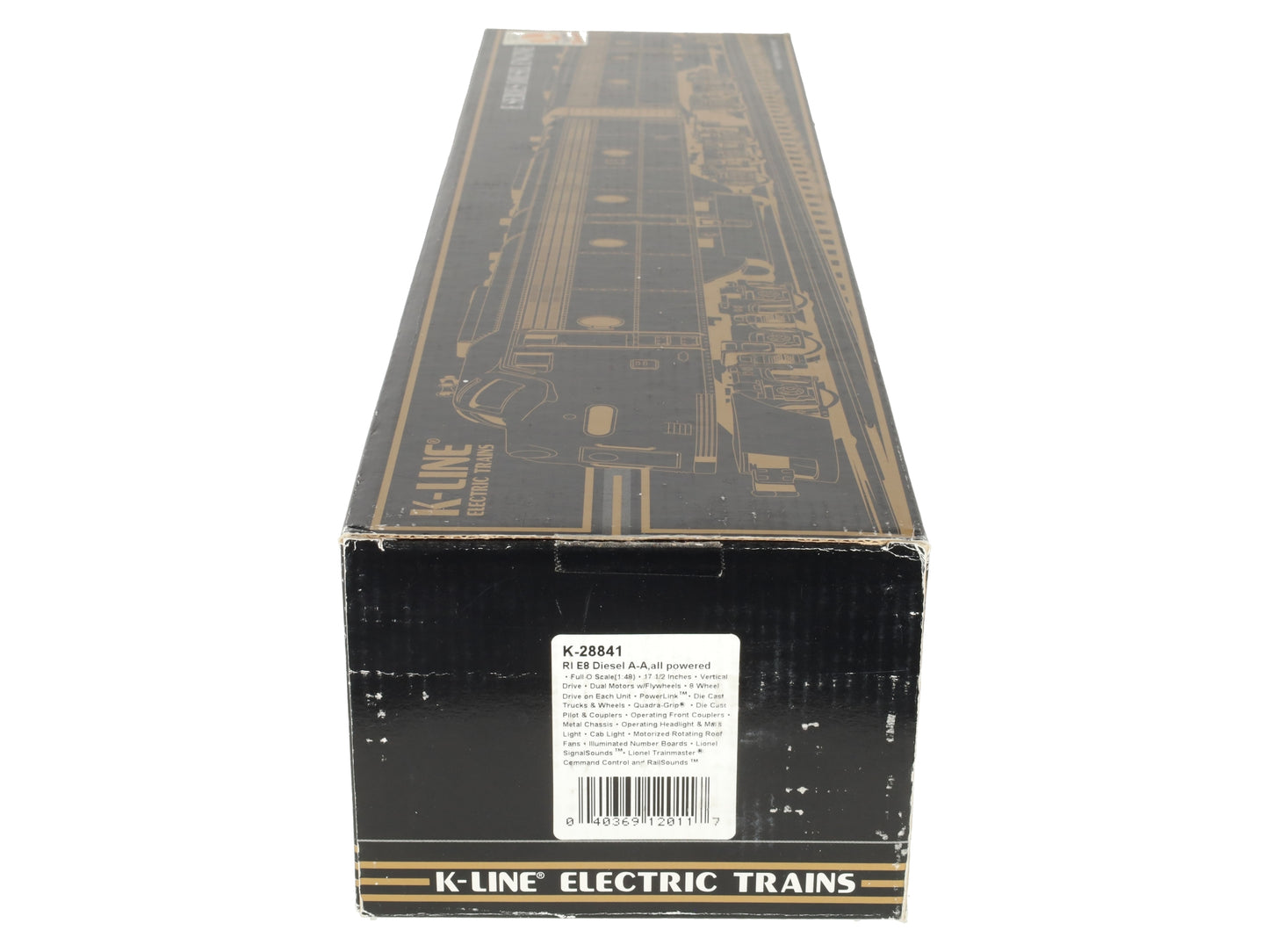 K-Line K-28841 O Rock Island E Series AA Diesel Engine Set w/TMCC EX