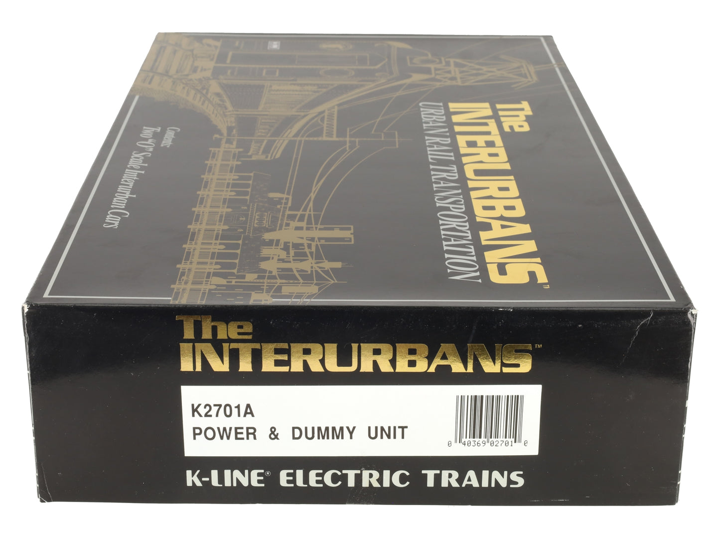 K-Line K2700-012 O CSS&B 18" Heavyweight Interurban Cars (Set of 2) EX/Box
