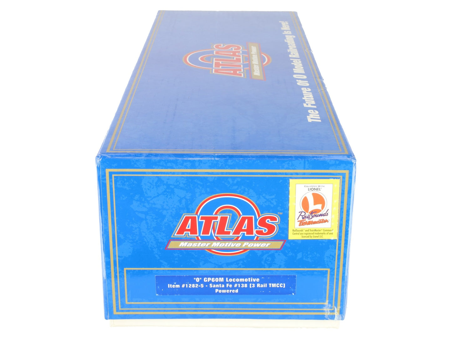 Atlas 1282-5 O Santa Fe GP60M Diesel Locomotive w/TMCC #138 - 3 Rail EX/Box