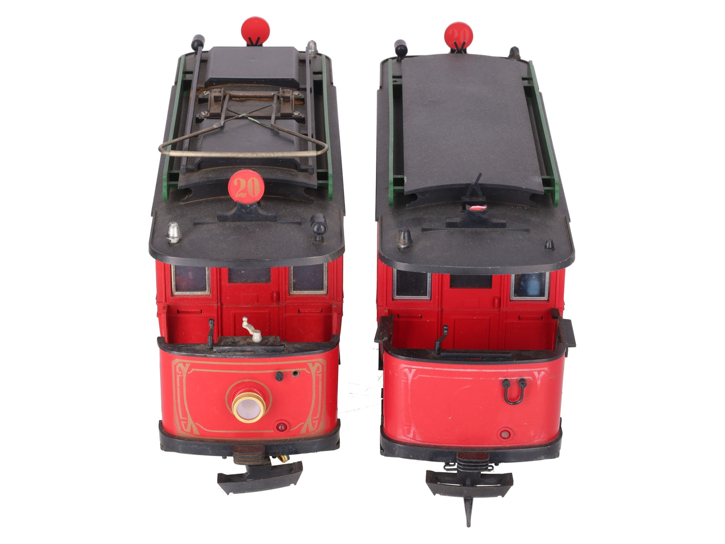 LGB 2036 G Scale Season Greetings Trolley Set VG