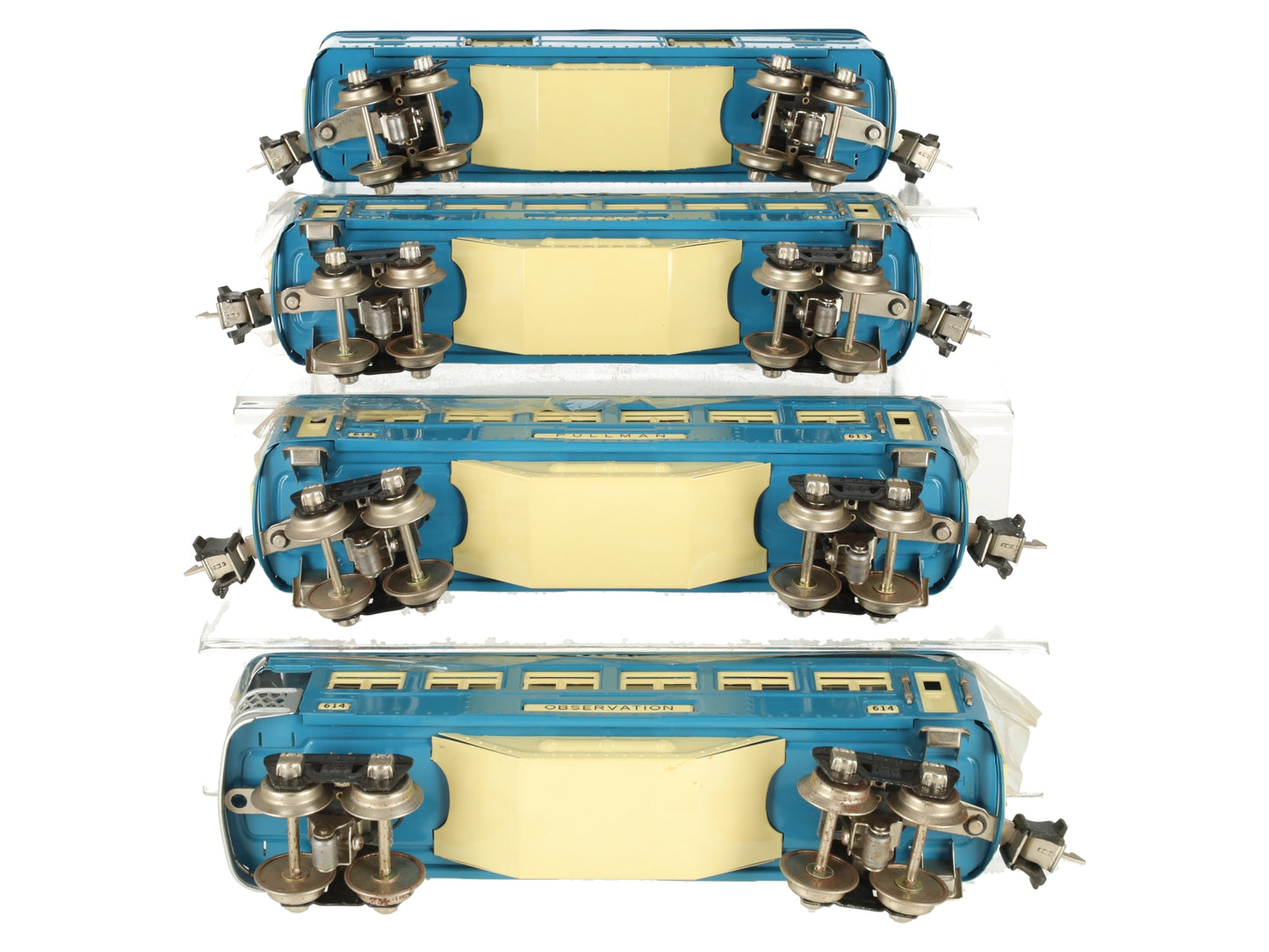 MTH 10-1064 O Blue Comet Passenger Car Set (Set of 4) LN