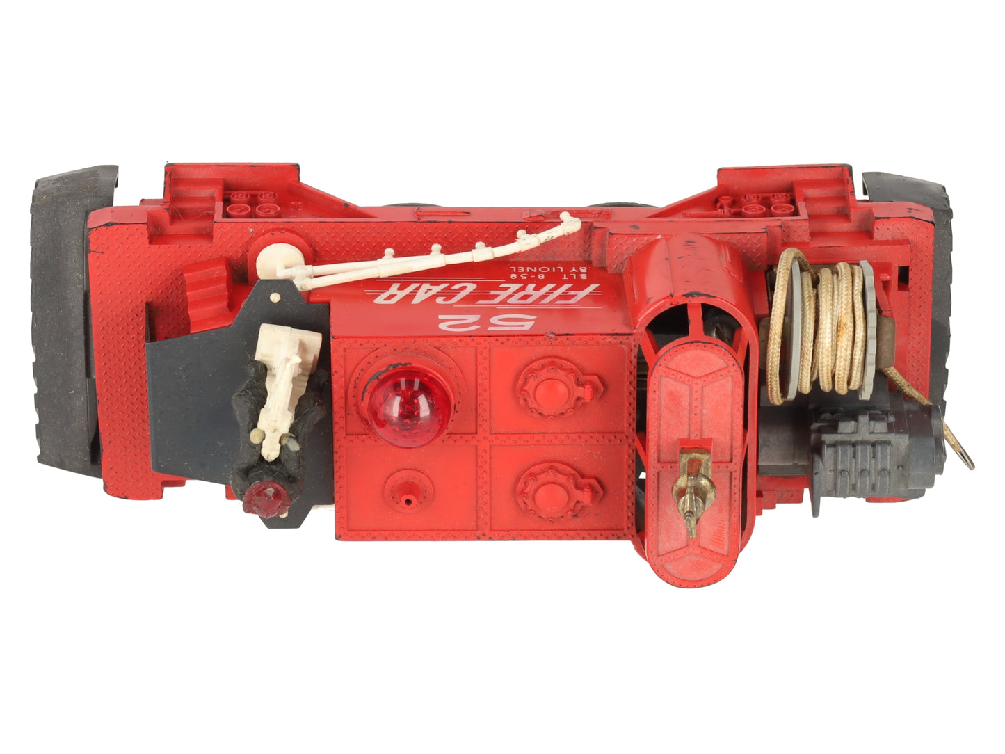 Lionel 52 Vintage O Motorized Fire Car VG