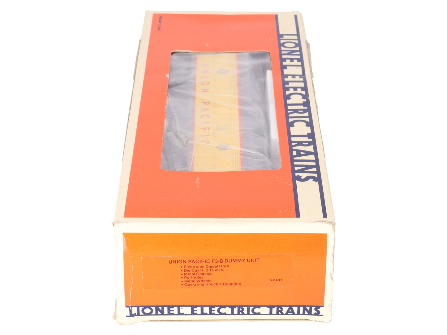 Lionel 6-8481 O Gauge Union Pacific F3 B-Unit Non-Powered Diesel Locomotive LN/Box