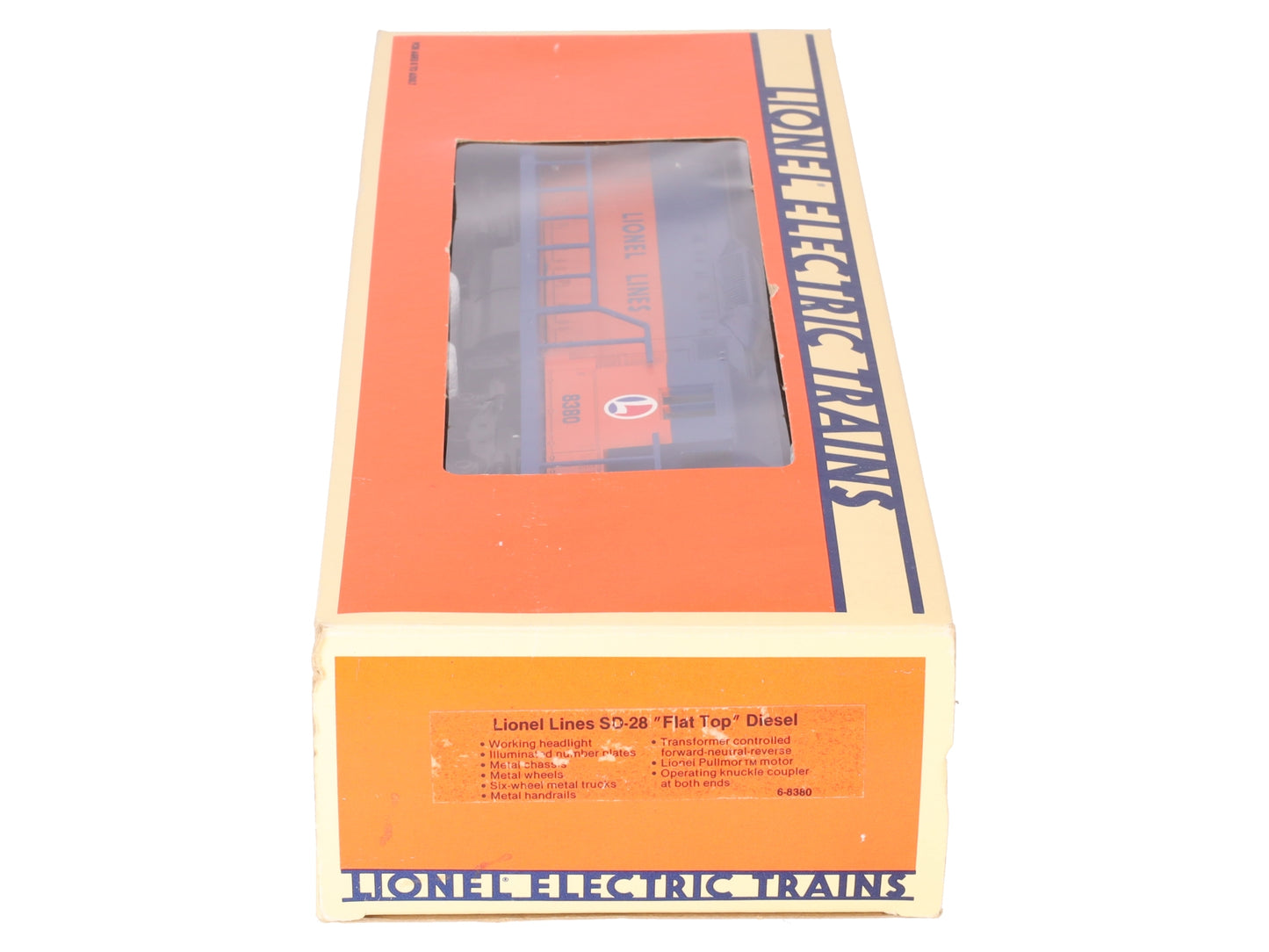 Lionel 6-8380 O Gauge Lionel Lines SD28 "Flat Top" Diesel Locomotive EX/Box