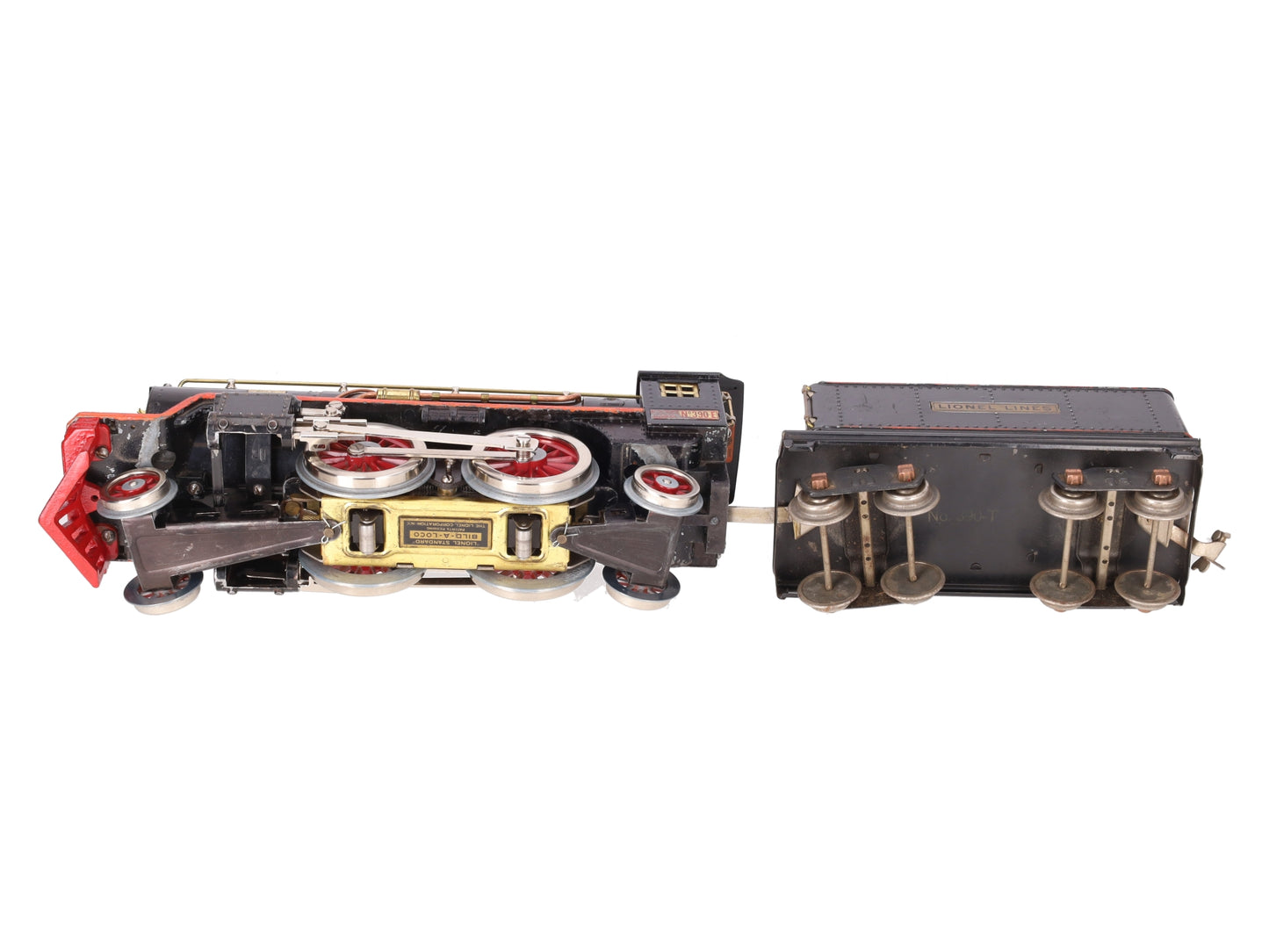 Lionel 390E Vintage Standard Gauge 2-4-2 Steam Locomotive with Tender