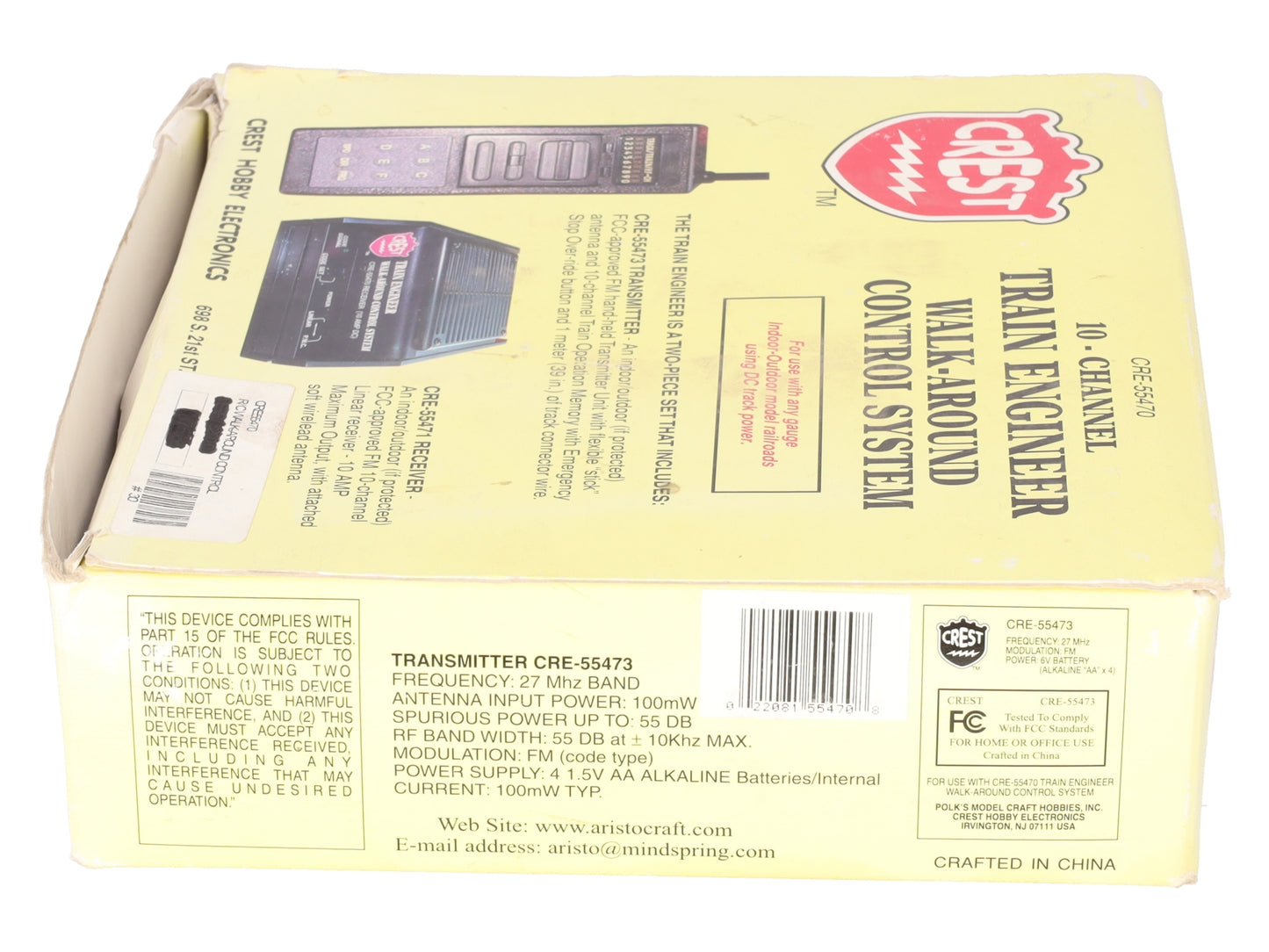 Crest 55470 Engineer Walk Around Control System #55470 VG/Box