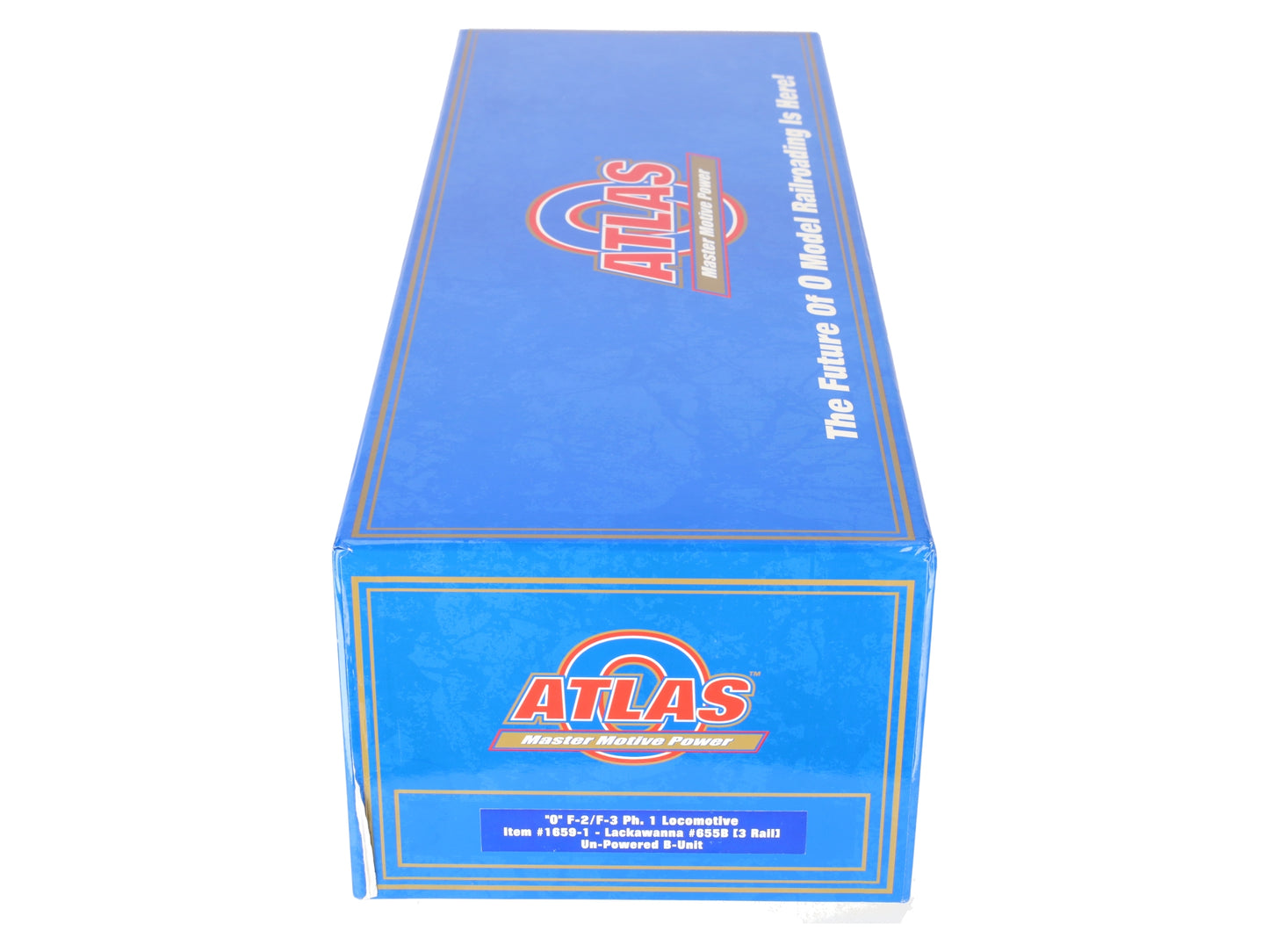 Atlas 1659-1 O Erie Lackawanna F-2/F3 Un-Powered B Unit Diesel Locomotive #655B EX/Box
