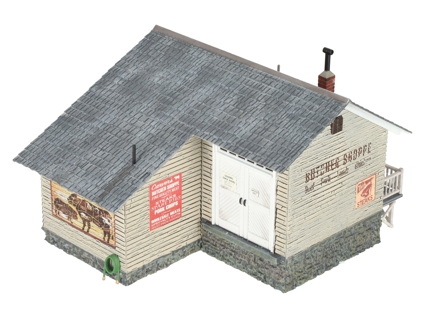 Woodland Scenics BR5872 O Assembled Built-N-Ready Butcher Shop Building