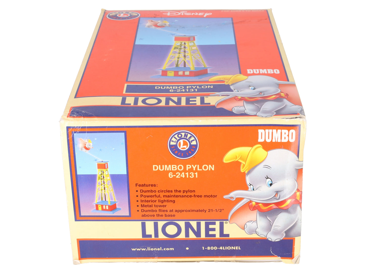 Lionel 6-24131 O Disney Operating Dumbo Pylon LN/Box