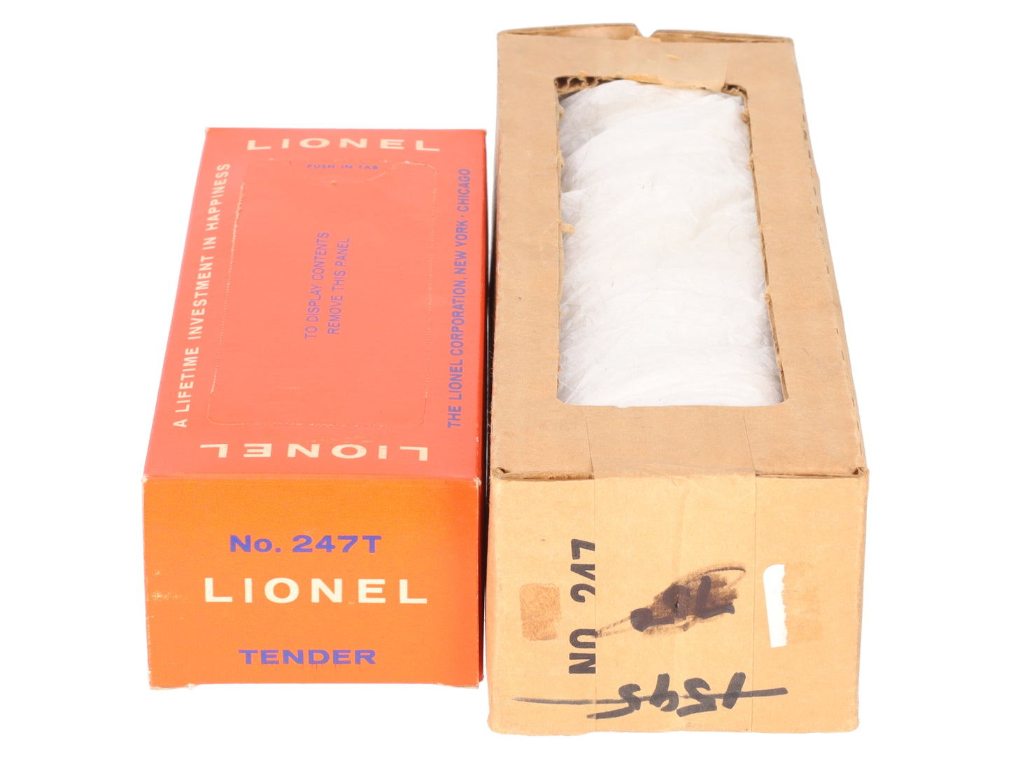 Lionel 247 Vintage O B&O Blue Stripe 2-4-2 Scout Steam Loco with 247T Tender VG/Box