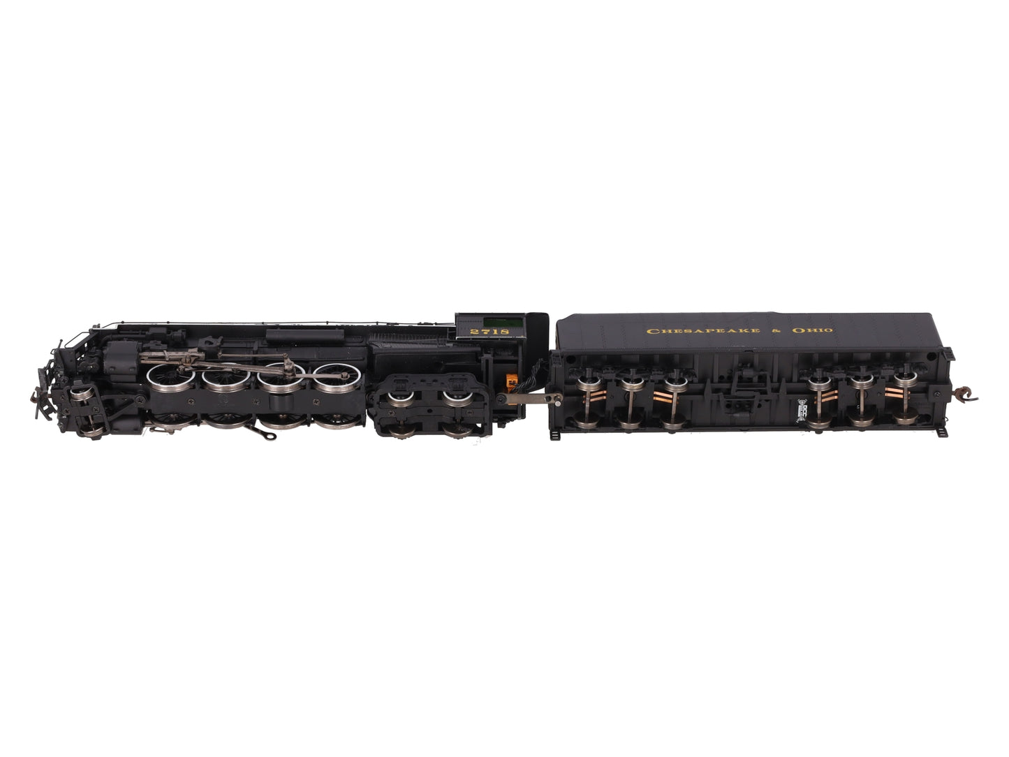 Bachmann 52402 HO Chesapeake & Ohio 2-8-4 Kanawha/Berkshire w/Sound & DCC #2718 VG