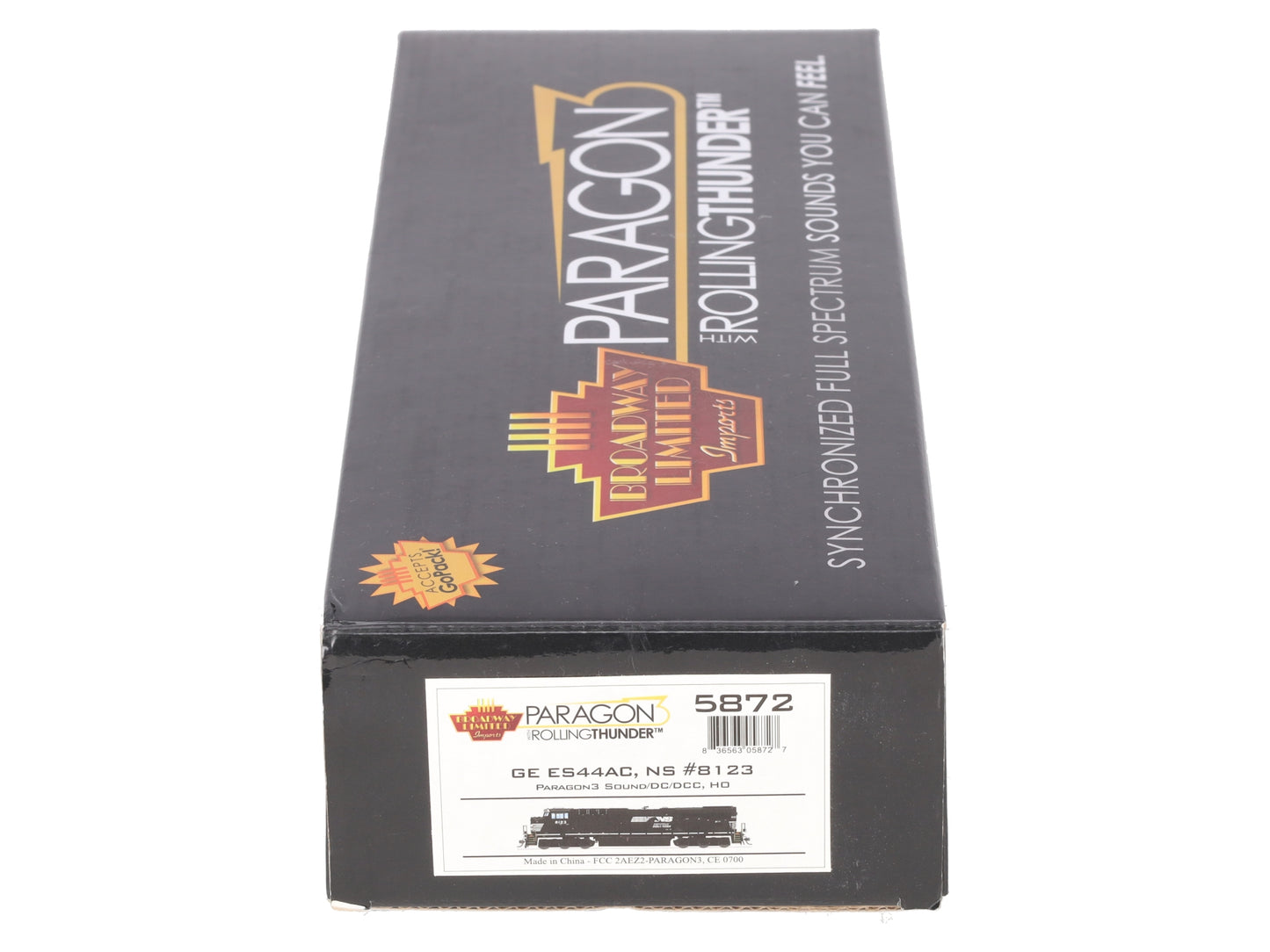 Broadway Limited 5872 HO Norfolk Southern GE ES44AC Diesel Loco Sound/DCC #8123 EX/Box