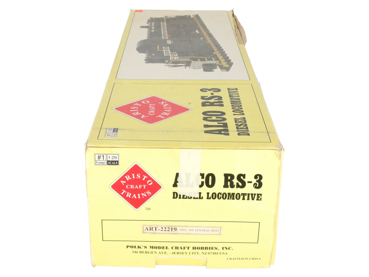 Aristo-Craft 22219 G New York Central RS-3 Diesel Locomotive #8307/Box