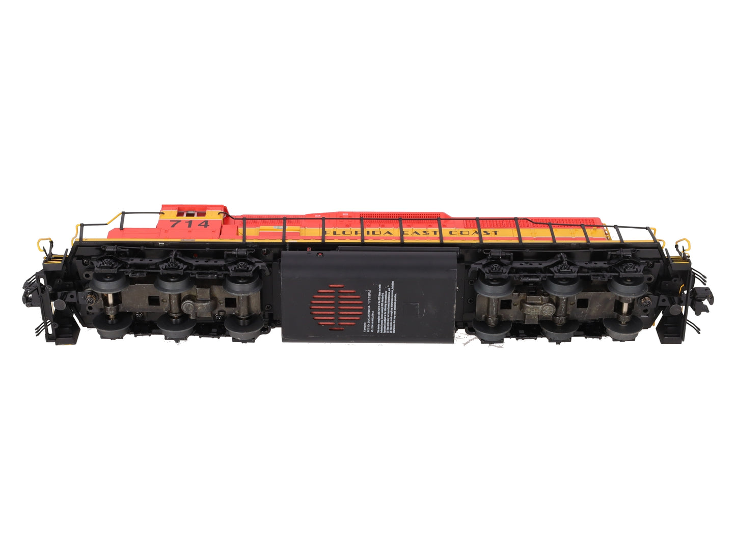 Lionel 1933093 O Gauge Florida East Coast Non-Powered SD 40-2 #714 VG