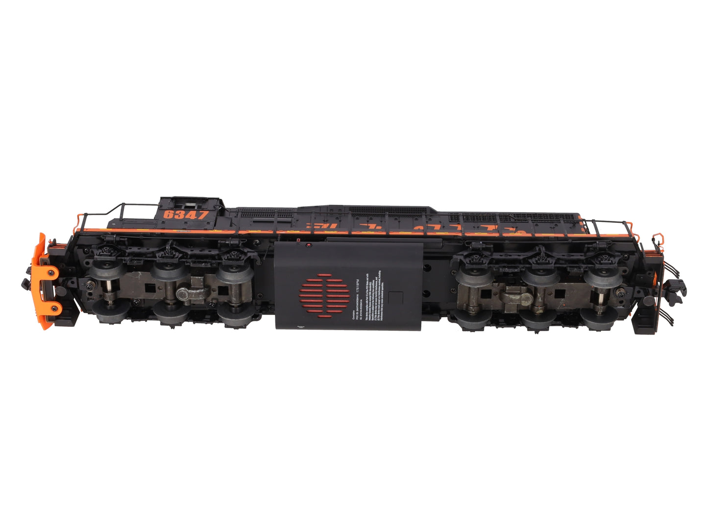 Lionel 1933143 O Gauge Wheeling & Lake Erie SD40-2 Diesel Dummy #6347 VG