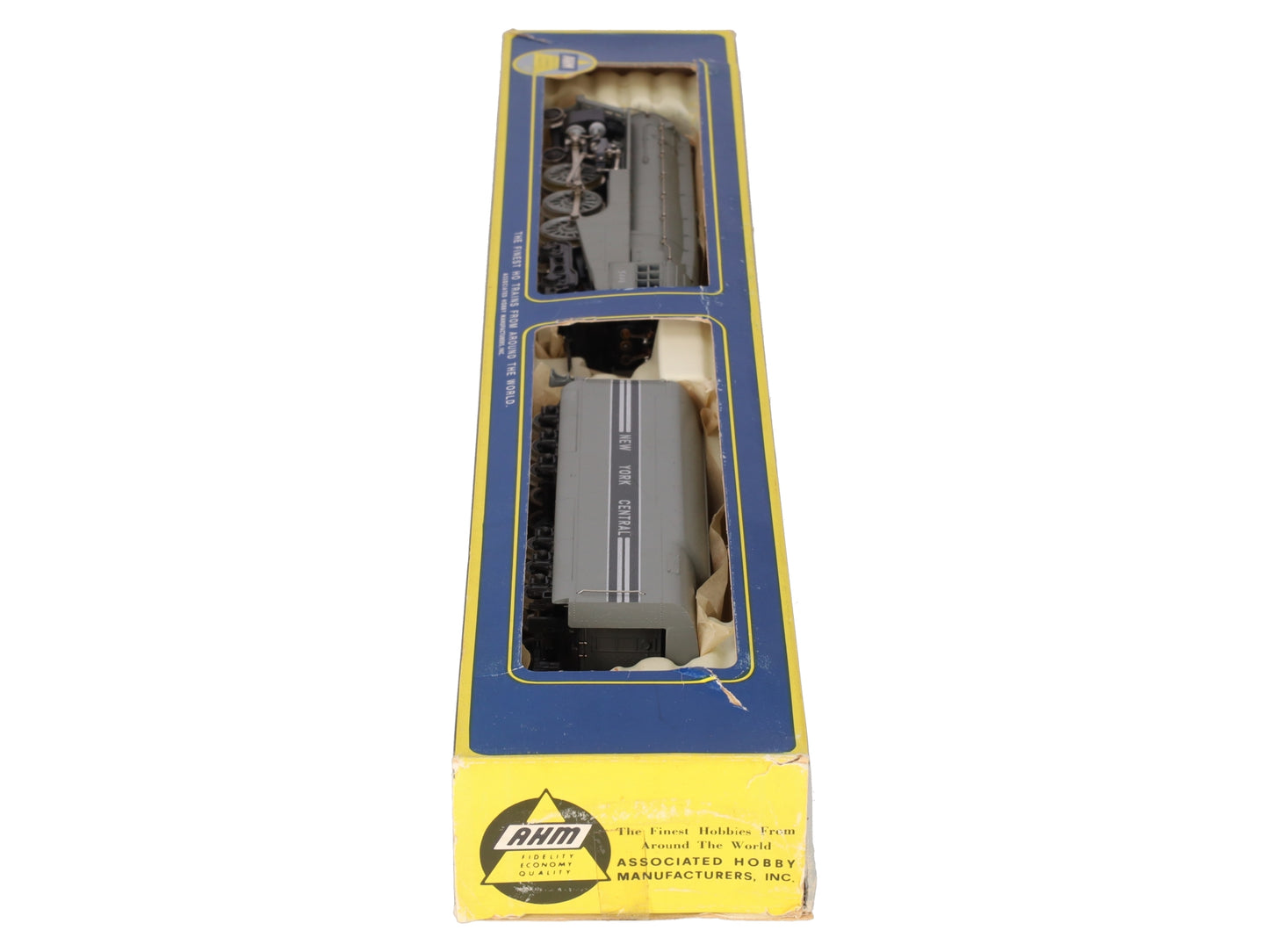 AHM 5095-B HO NYC Streamlined Hudson 4-6-4 Steam Locomotive w/ Tender #5446 VG/Box