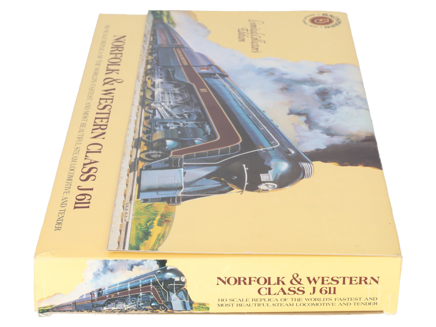 Bachmann 41-0657-A4 HO N&W Class J 611 4-8-4 Steam Locomotive & Tender #611 VG/Box