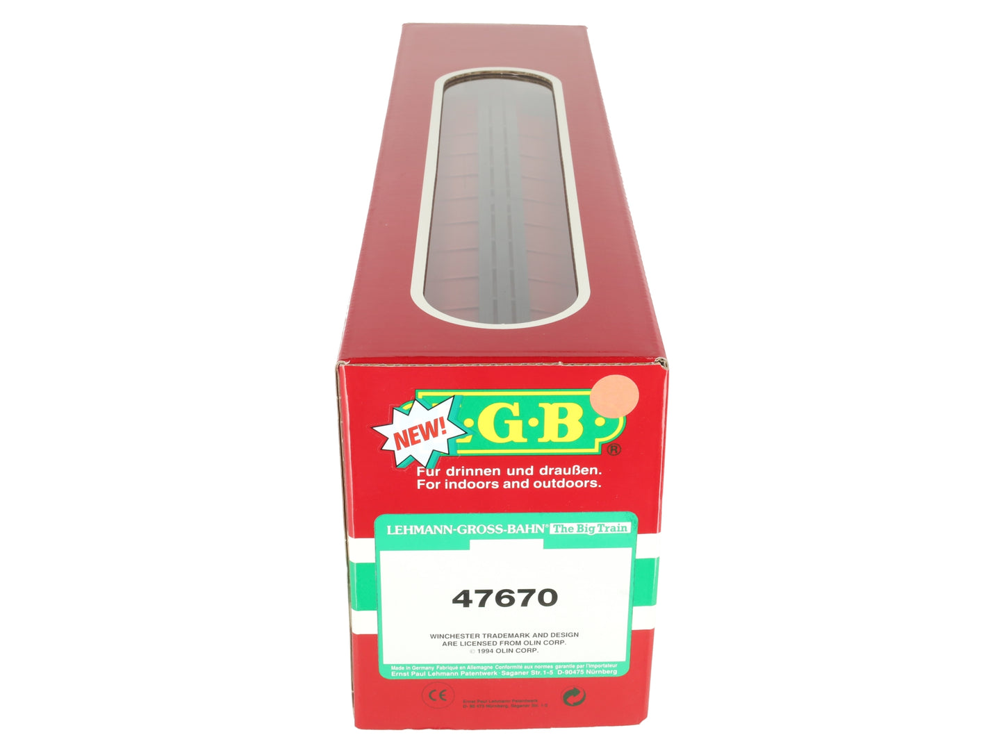 LGB 47670 G Scale Winchester Rifles Boxcar LN/Box