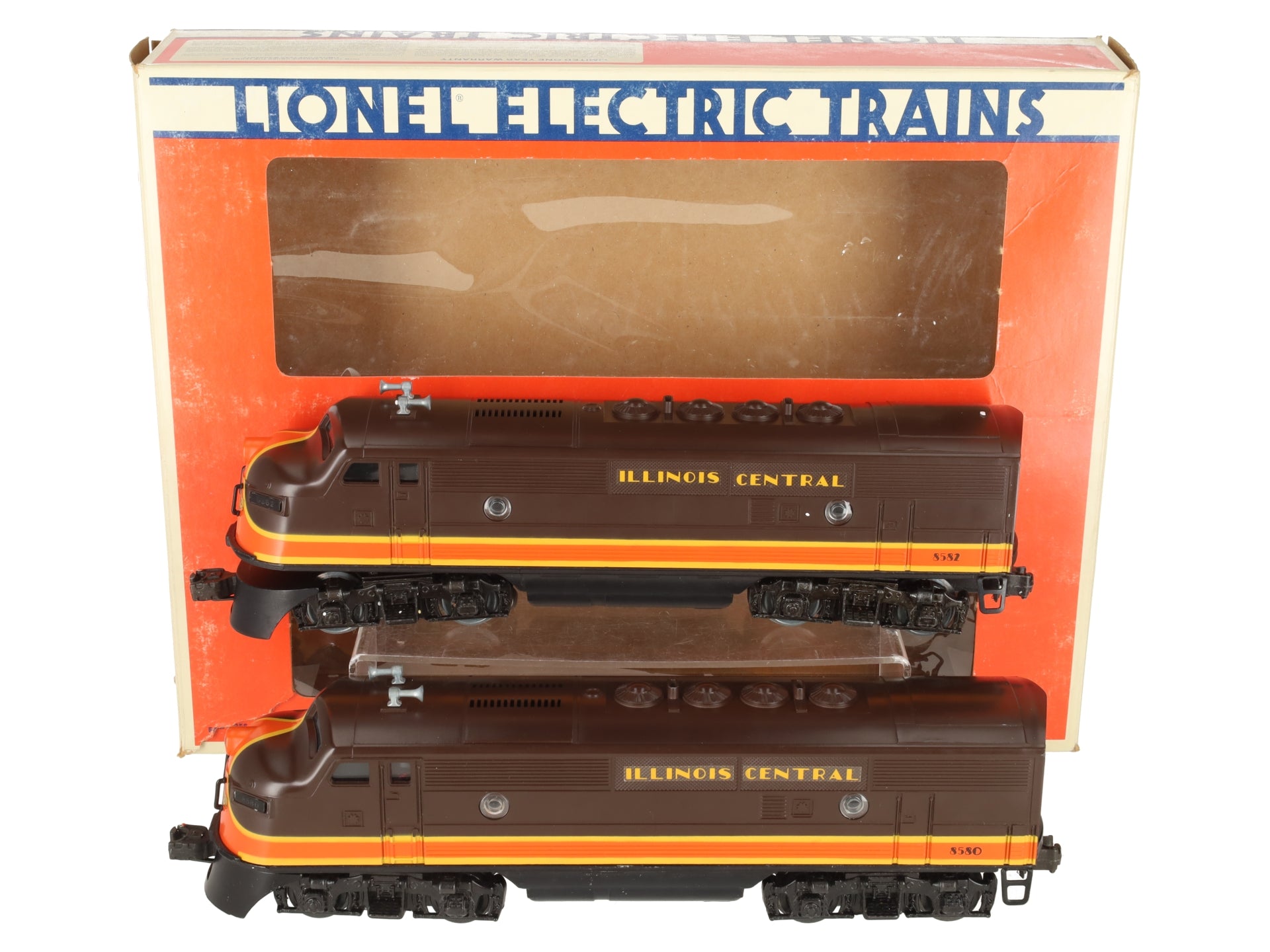 Lionel 6-8580 O Gauge Illinois Central F3 AA Diesel Locomotive Set