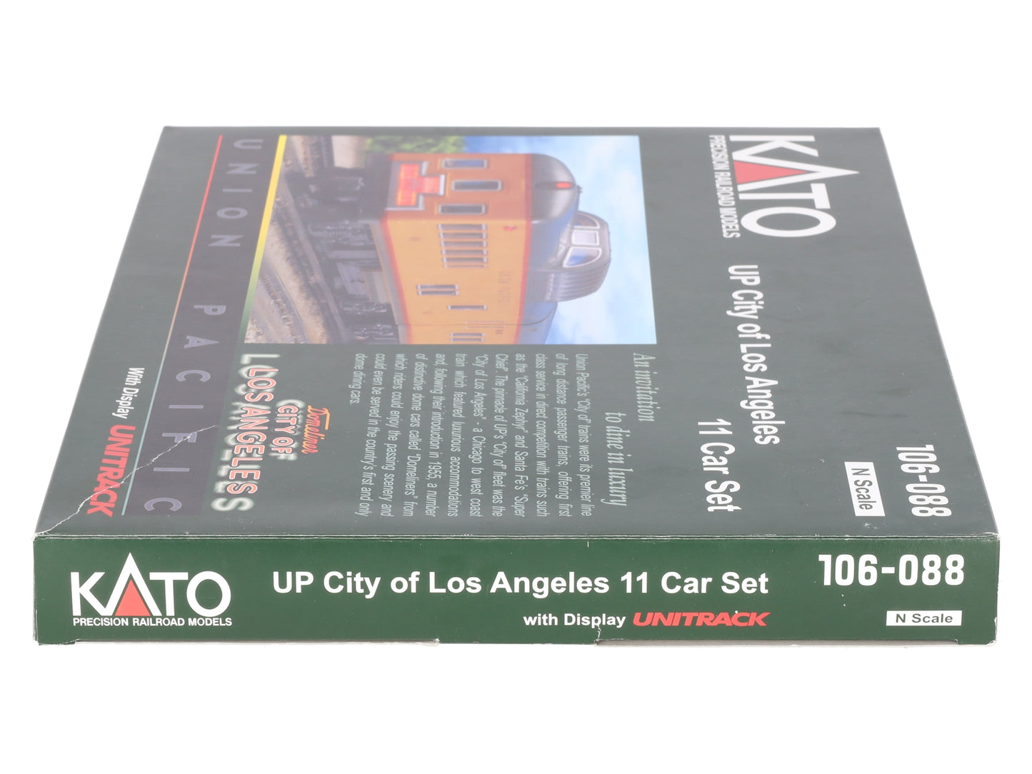 Kato 106-088 N Custom UP City of Los Angeles Passenger Car (Set of 11)/Box