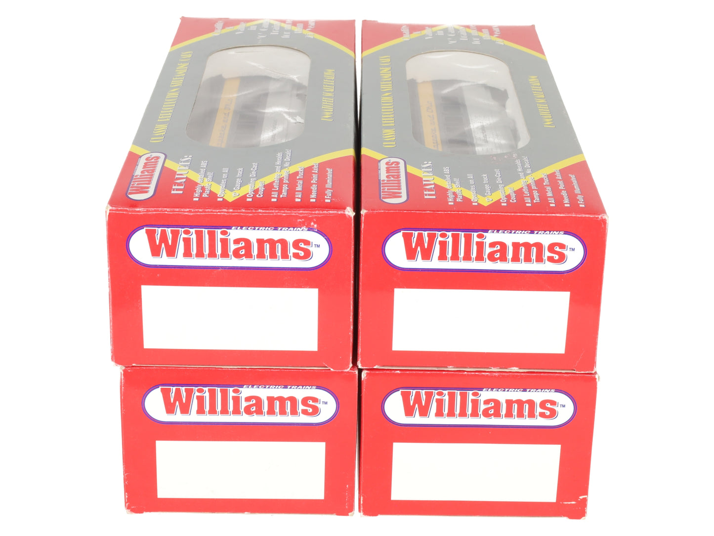 Williams 2400-03 O Scale Chesapeake & Ohio Passenger Cars (Set of 4) EX/Box