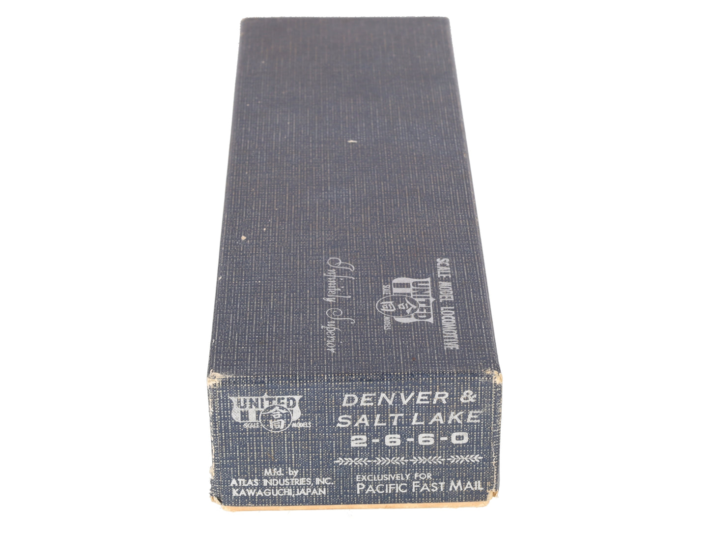 United Scale Models HO Denver & Salt Lake Steam Locomotive 2-6-6-0 EX/Box
