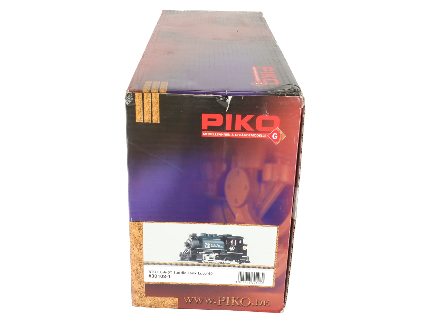 Piko 30108-1 G Scale 0-6-0T Saddle Tank Locomotive #40 LN/Box