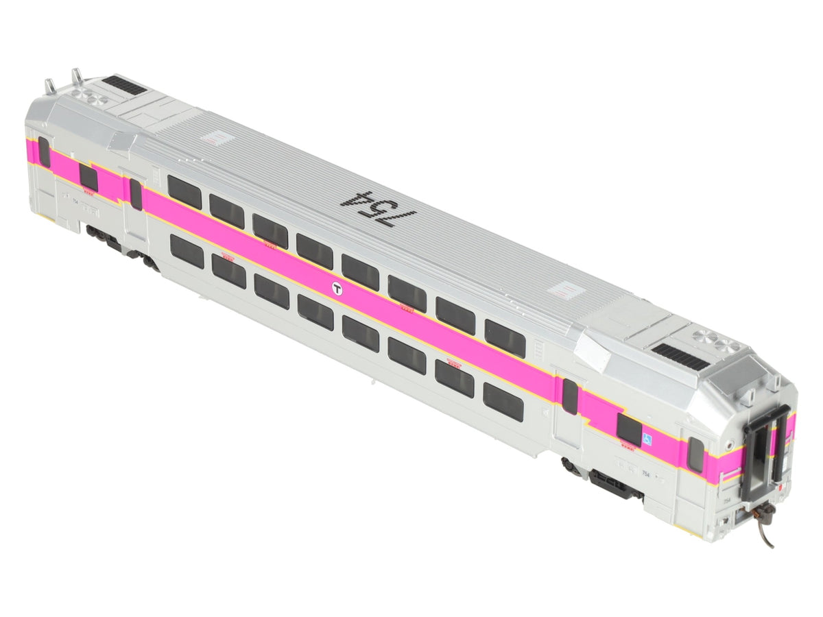 Atlas 20007397 HO Scale MBTA Master Multi-Level Trailer #754